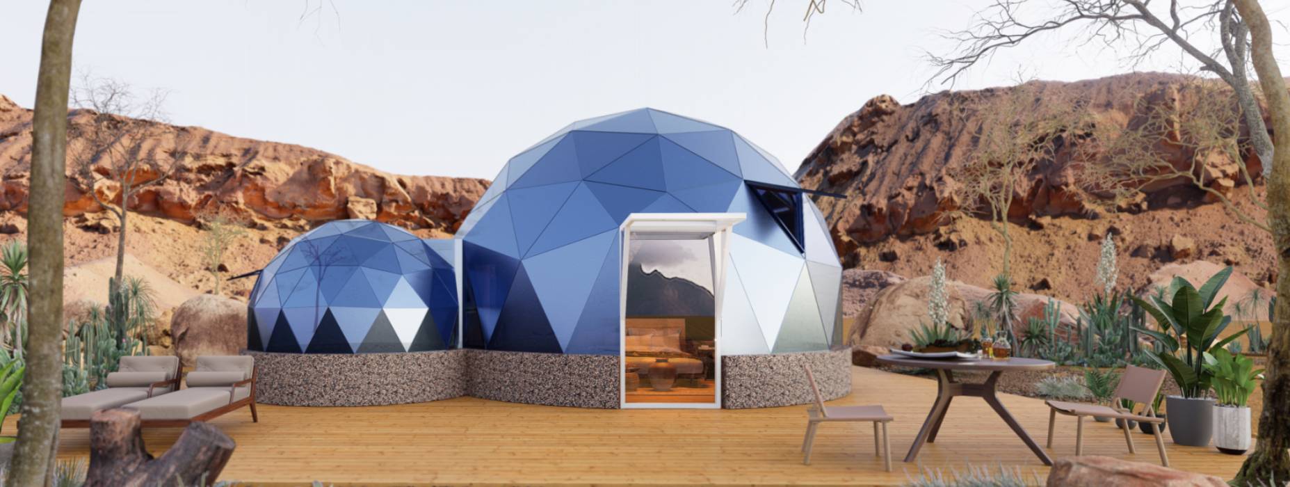 丽江球形智能光伏玻璃星空房